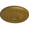 Ekena Millwork Randee Ceiling Medallion (Fits Canopies up to 3 7/8"), Hand-Painted Gold, 20"OD x 1 3/8"P CM20HAGLS - alternate 2
